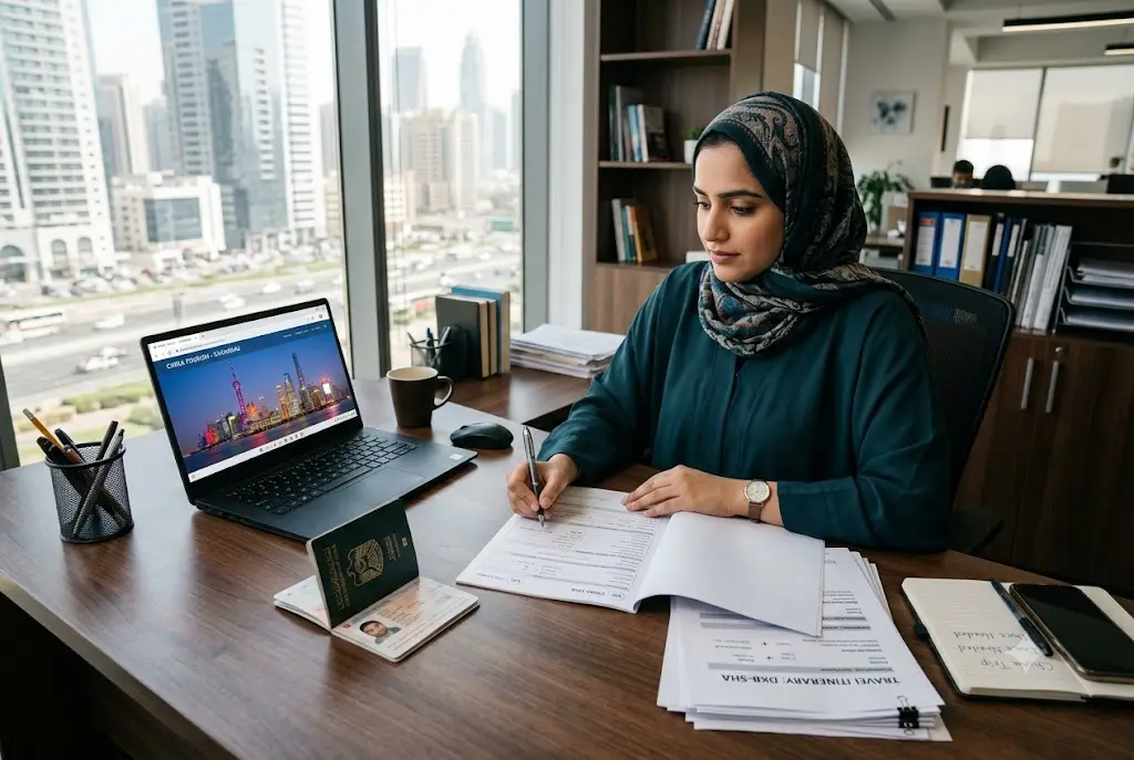 china visa dubai application process for UAE residents