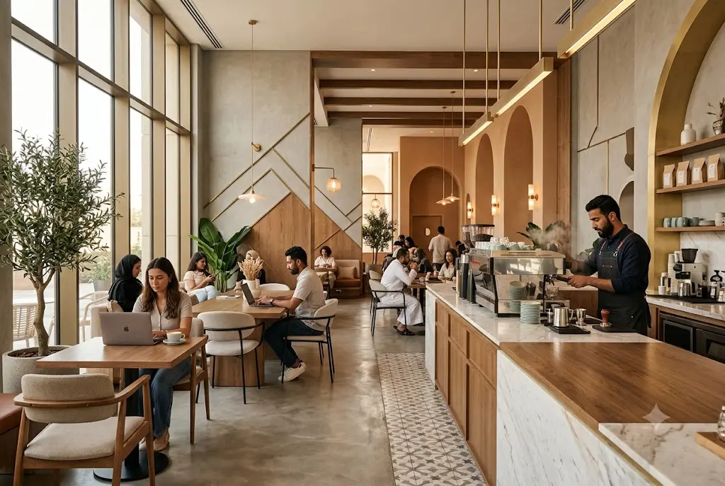 Modern coffee shops near me in the UAE serving specialty coffee