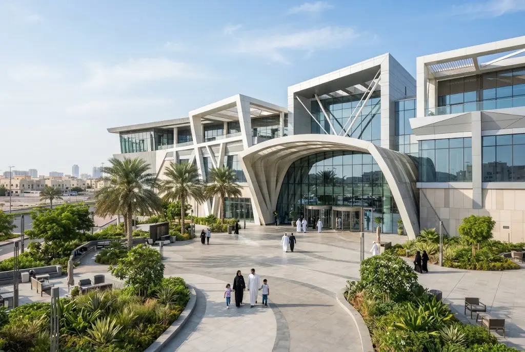Al Zahia Mall in Sharjah with its modern shopping and entertainment destination