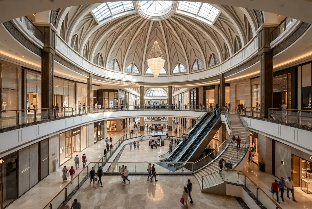 Mall of the Emirates photos showing interior architecture in Dubai
